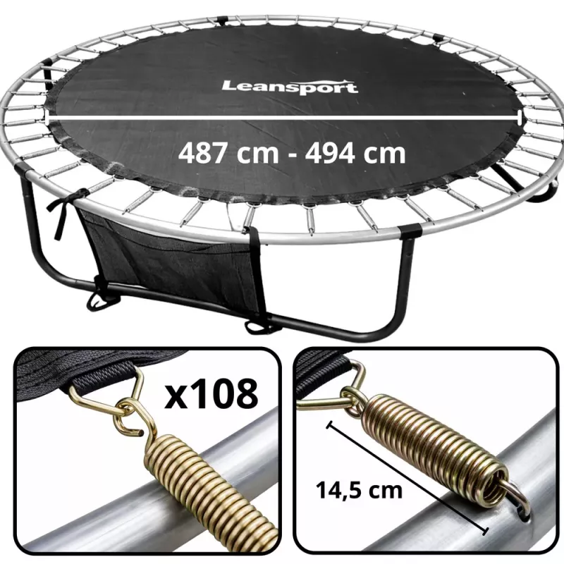 LEAN Tappeto elastico di ricambio per trampolino 487-494CM 16FT