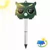 LEAN Dissuasore solare a forma di gufo con sensore di movimento, ultrasuoni e LED