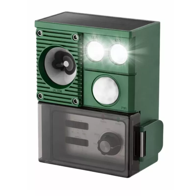LEAN Dissuasore solare con sensore di movimento, ultrasuoni, diodi LED