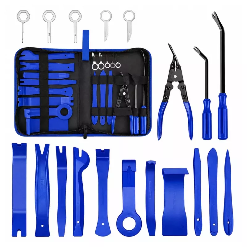 LEAN Set Estrattore per Rivestimenti Utensili Auto Valigetta 45 pz.