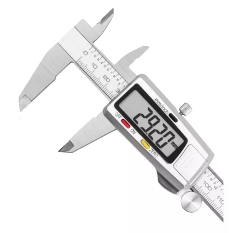 LEAN Calibro Digitale Elettronico LCD di Precisione in Acciaio Inox 150 mm