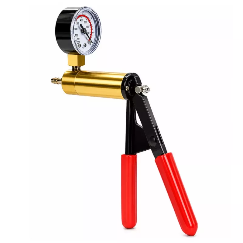 LEAN Pompa a vuoto per freni con manometro e valigetta 120ml