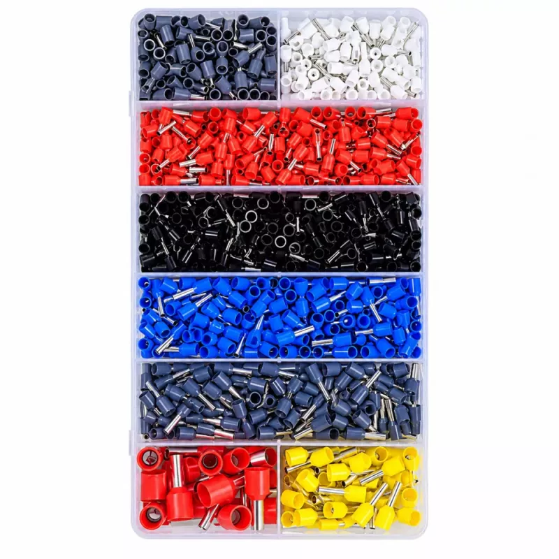 LEAN Set pinza crimpatrice per connettori e puntalini 1800 pezzi