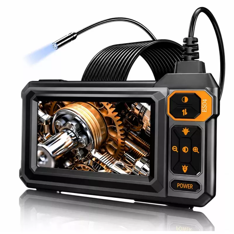 LEAN Endoscopio Ispettivo con Telecamera 8 LED LCD 4.3'' IP67