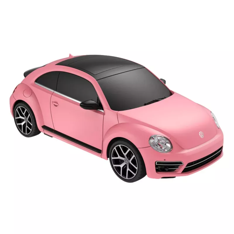 Rastar Volkswagen Beetle UV Sensitive auto radiocomandata RC rosa 1:24