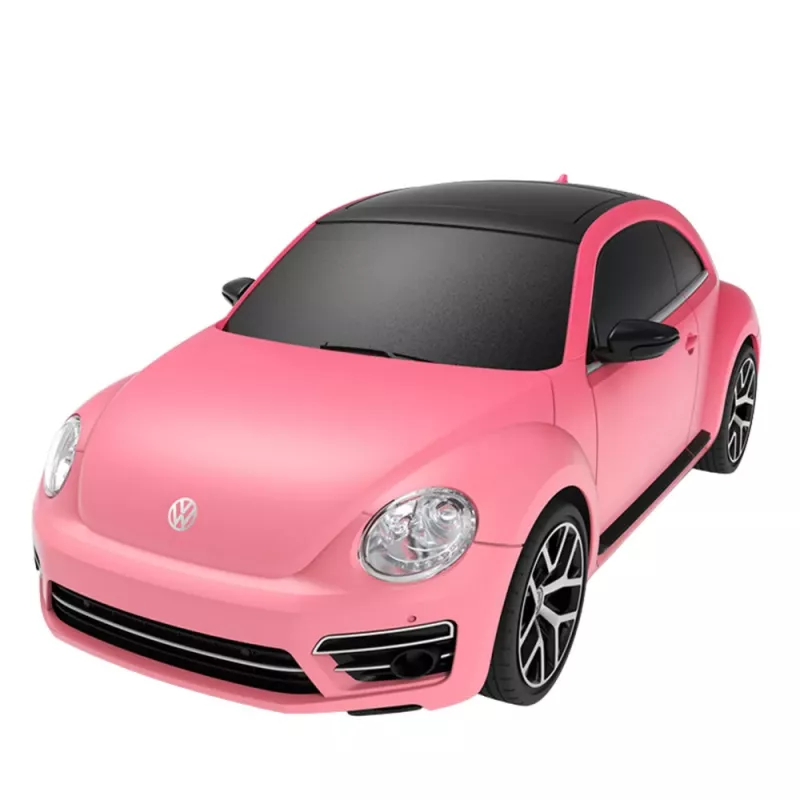 Rastar Volkswagen Beetle UV Sensitive auto radiocomandata RC rosa 1:24