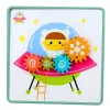 LEAN TOYS Puzzle geometrico creativo mosaico ingranaggi puzzle 25 pz.