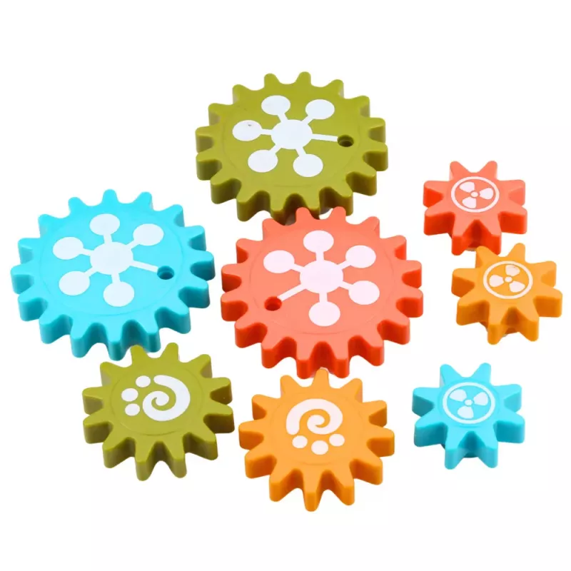 LEAN TOYS Puzzle geometrico creativo mosaico ingranaggi puzzle 25 pz.