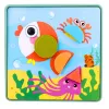 LEAN TOYS Puzzle geometrico creativo mosaico giocattolo educativo 35 pezzi
