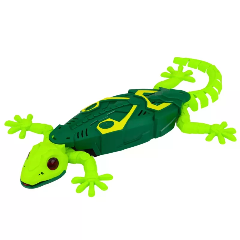 LEAN TOYS RC Gecko lucertola che cammina sui muri 360° verde