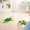 LEAN TOYS RC Gecko lucertola che cammina sui muri 360° verde