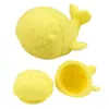 LEAN TOYS Giochi da bagno educativi figure sensoriali in gomma pastello 4 pz.