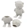 LEAN TOYS Giochi da bagno educativi figure sensoriali in gomma pastello 4 pz.
