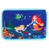 LEAN TOYS Libro tattile in feltro, educativo, sensoriale, valigia sirena