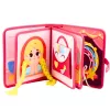 LEAN TOYS Libro sensoriale educativo 3D in feltro principessa rosa