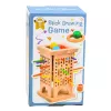 LEAN TOYS Gioco di abilità in legno Torre Bastoncini Palle Dadi 37 pezzi