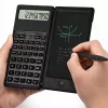 LEAN Calcolatrice scientifica da ufficio con display LCD, tavoletta grafica, penna, 10 cifre