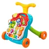 LEAN TOYS Girello educativo da spingere Tavolo Pannello interattivo 5 in 1 multicolore