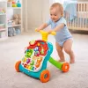 LEAN TOYS Girello educativo da spingere Tavolo Pannello interattivo 5 in 1 multicolore