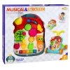 LEAN TOYS Girello educativo da spingere Tavolo Pannello interattivo 5 in 1 multicolore
