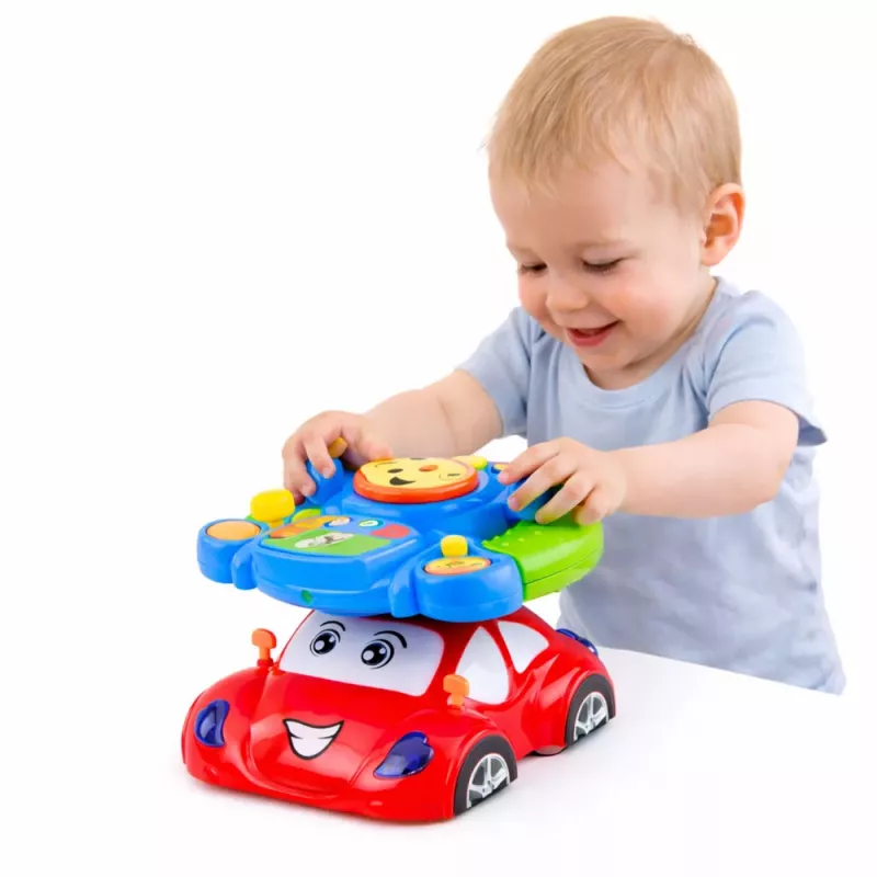 LEAN TOYS Volante simulatore musicale interattivo educativo con proiettore