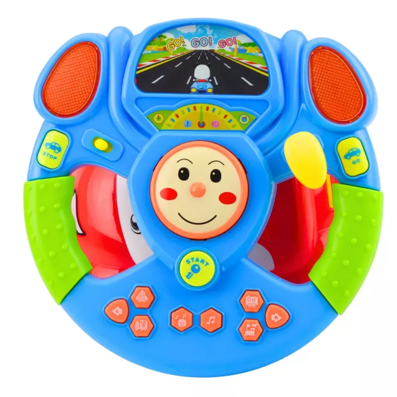 LEAN TOYS Volante simulatore musicale interattivo educativo con proiettore