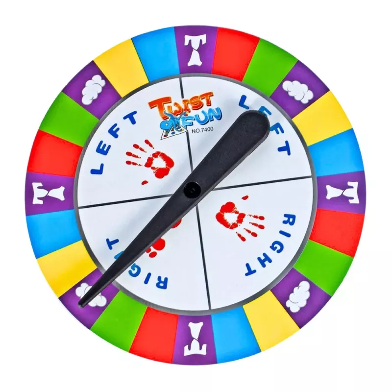 LEAN TOYS Family Twist tappetino divertente gioco arcade ruota casuale