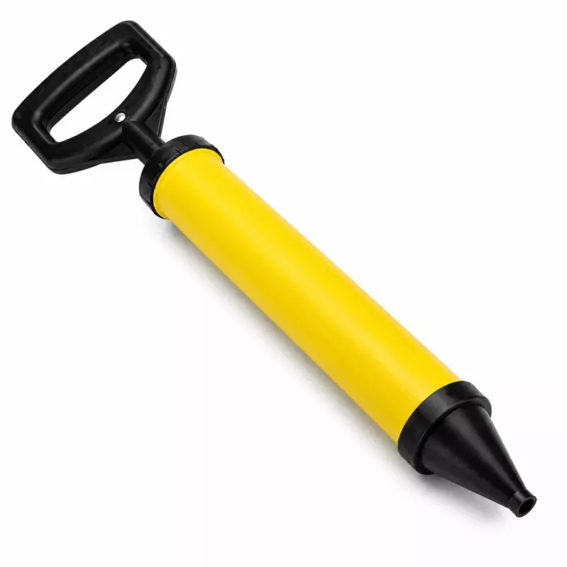 LEAN Pompa a pressione, siringa da costruzione per silicone e massa cementizia, 4 ugelli, 60 cm