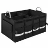 LEAN Organizer portabagagli pieghevole grande nero 50L
