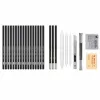 LEAN Set professionale da disegno matite da schizzo accessori valigetta 31 pz.