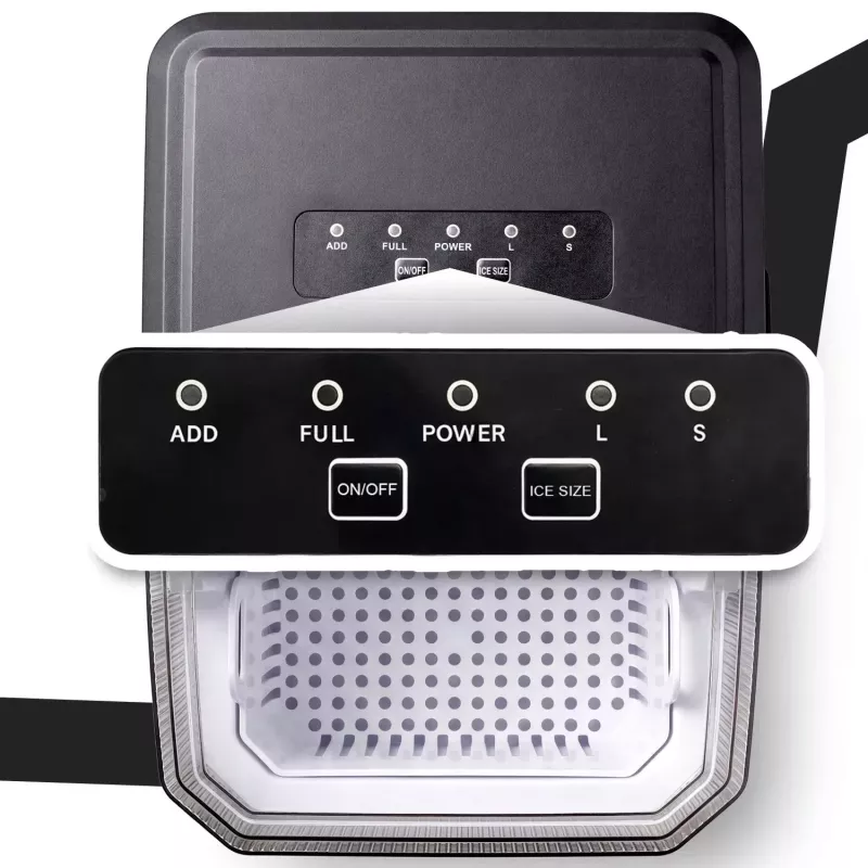 Extralink SmartLife Cube Ice Essential Macchina per il ghiaccio 12kg/24h 2.2L Nero/Argento
