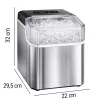 Extralink SmartLife Cube Ice Essential Macchina per il ghiaccio 12kg/24h 2.2L Nero/Argento