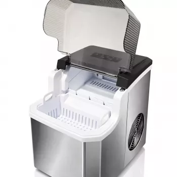 Extralink SmartLife Cube Ice Essential Macchina per il ghiaccio 12kg/24h 2.2L Nero/Argento
