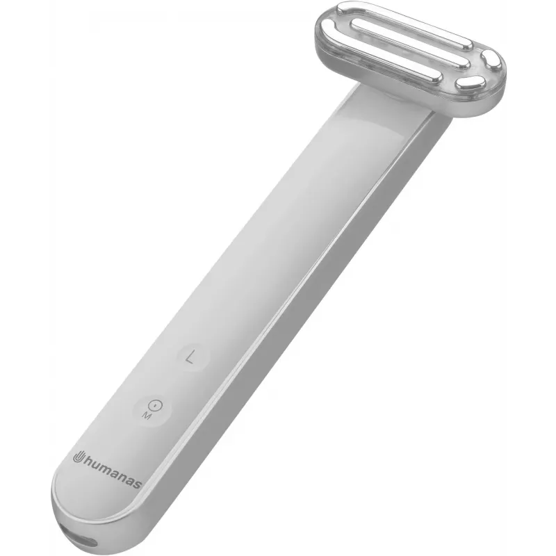 Massaggiatore sonico per lifting del viso Humanas Aurora HS4151 con EMS, bianco