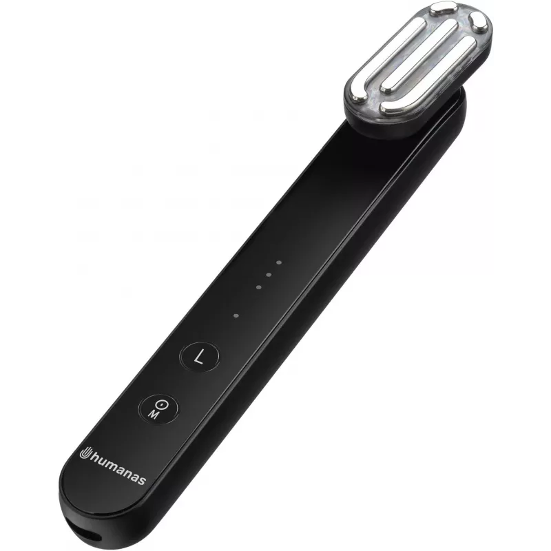Massaggiatore sonico per lifting del viso Humanas Aurora HS4152 con EMS, nero