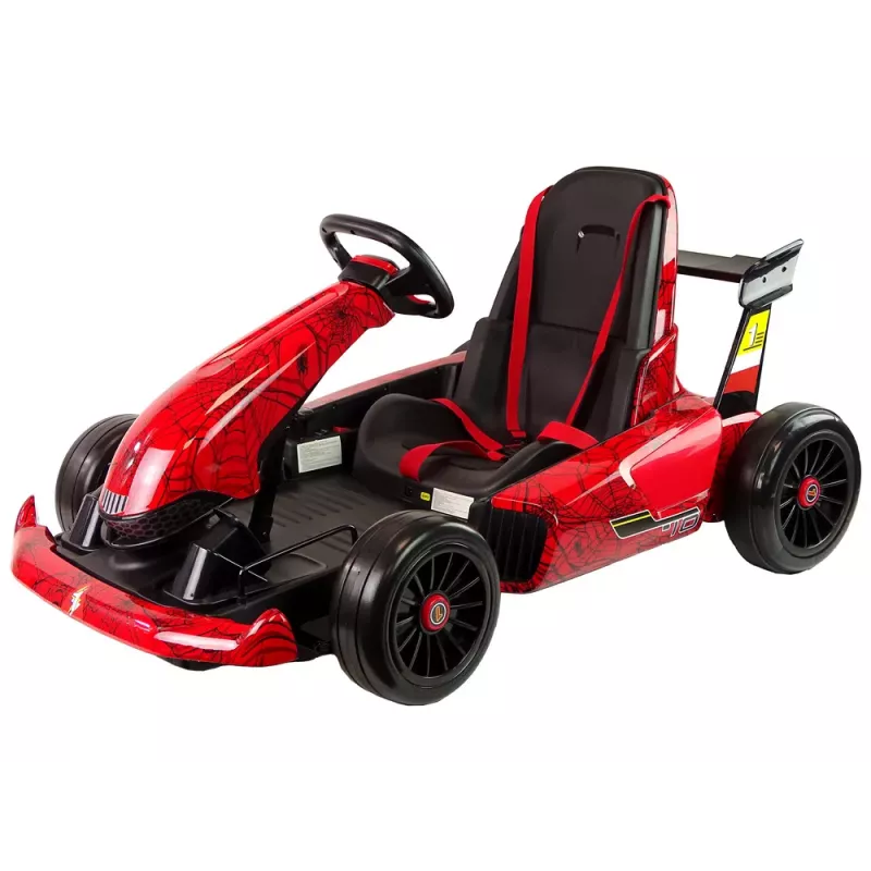 LEAN CARS XMX619 go-kart a batteria Spider rosso verniciato