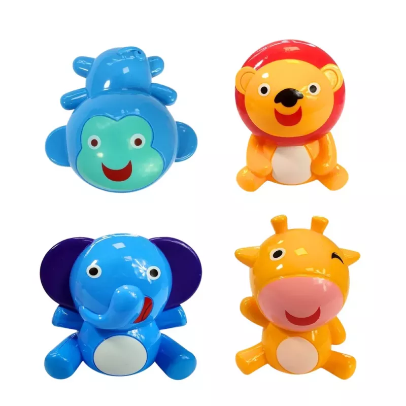 LEAN TOYS giostrina per culla animali leone elefante giraffa con suono