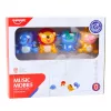 LEAN TOYS giostrina per culla animali leone elefante giraffa con suono