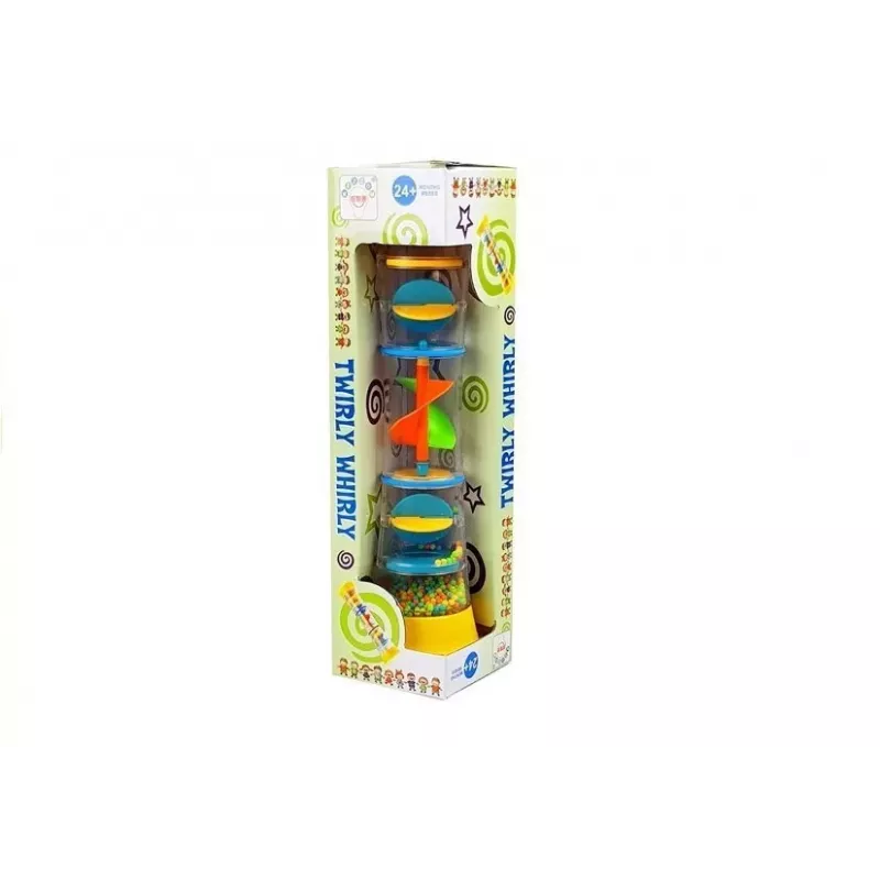 LEAN TOYS Colonna sonagli Twirly Whirly Maze
