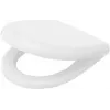Sedile WC DEANTE con chiusura soft-close a D bianco duroplast quick release