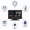 LEAN Digital Clock con termometro e igrometro per interni stazione meteo LED