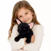 LEAN TOYS peluche bulldog francese nero 22 cm