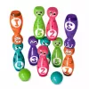 LEAN TOYS bowling con faccine sorridenti gioco educativo per bambini sport di abilità 10 pezzi