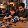 LEAN TOYS Mattoncini motore V8 modello meccanico con pistoni mobili, 552 pezzi