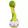 LEAN TOYS Serpente danzante di peluche suoni musicali interattivi mascotte verde