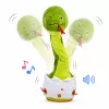 LEAN TOYS Serpente danzante di peluche suoni musicali interattivi mascotte verde