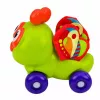 LEAN TOYS Giocattolo sensoriale auto ape interattivo per bambini piccoli verde