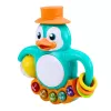 LEAN TOYS Giocattolo interattivo pinguino pianoforte tamburo perline palla sonaglio