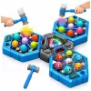 LEAN TOYS Gioco arcade Whack-A-Mole creature per 3 giocatori, 3 modalità, martelli luminosi
