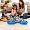LEAN TOYS Gioco arcade Whack-A-Mole creature per 3 giocatori, 3 modalità, martelli luminosi